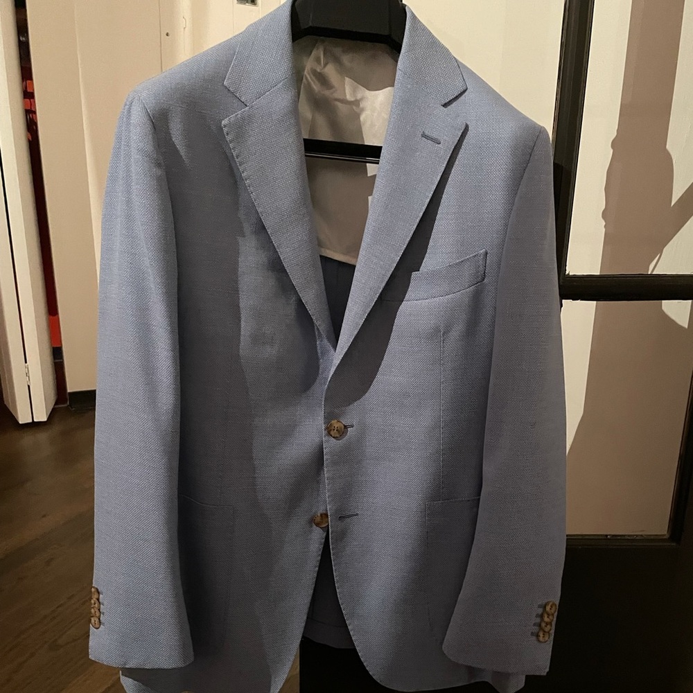 Suitsupply Italian Baby Blue Sport Coat